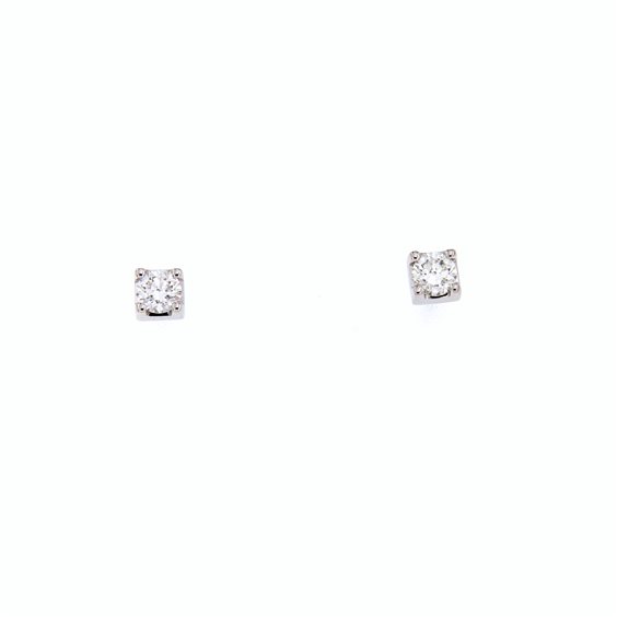 Orecchini Crivelli PUNTI LUCE in Oro bianco Diamante 0.10 Ct 234-5684 - 234-5684